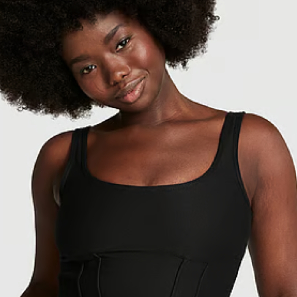PINK Victoria's Secret Black Tank Top